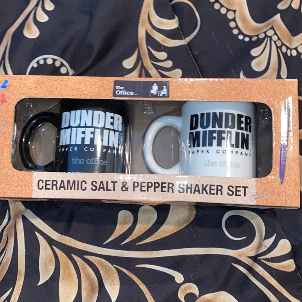 The Office - Crew Socks + Salt & Pepper Shaker